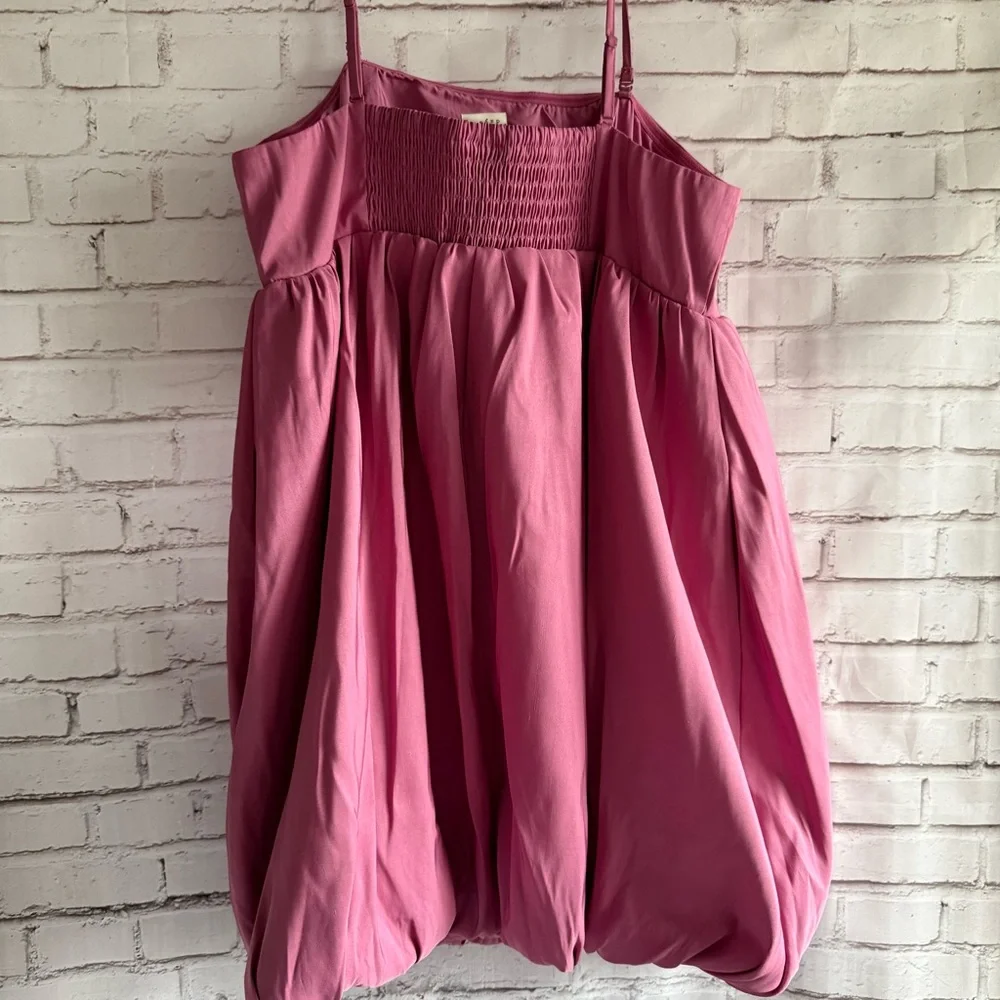 A New Day Mauve Bubble Hem Mini Dress‎